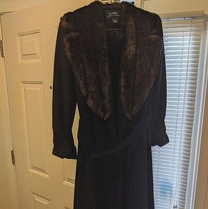 Ralph Lauren Coat 4 Wool Cashmere Faux Fur Colar